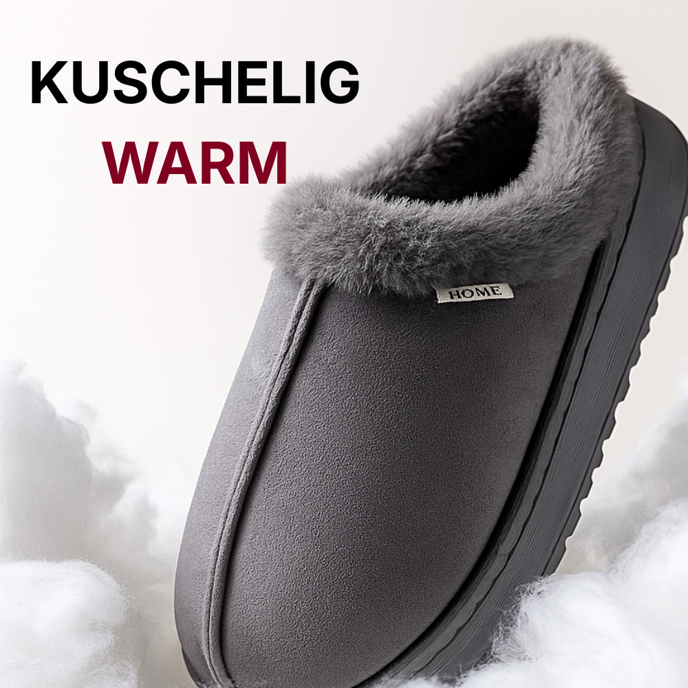 Flauschige Plüsch Hausschuhe