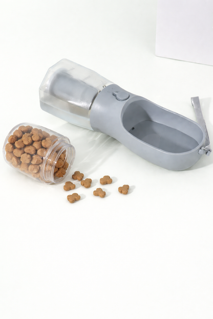 3 in 1 Hundetrinkflasche  - ideal für unterwegs